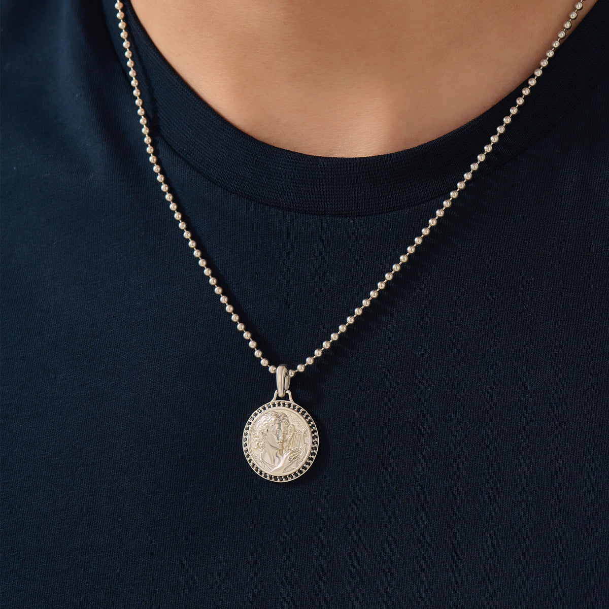 Men's Solid Silver Apollo Pendant