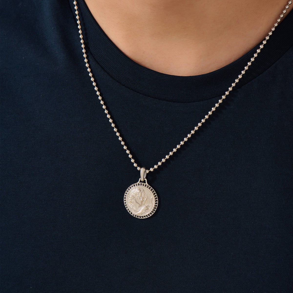 Apollo Pendant in Sterling Silver for Men