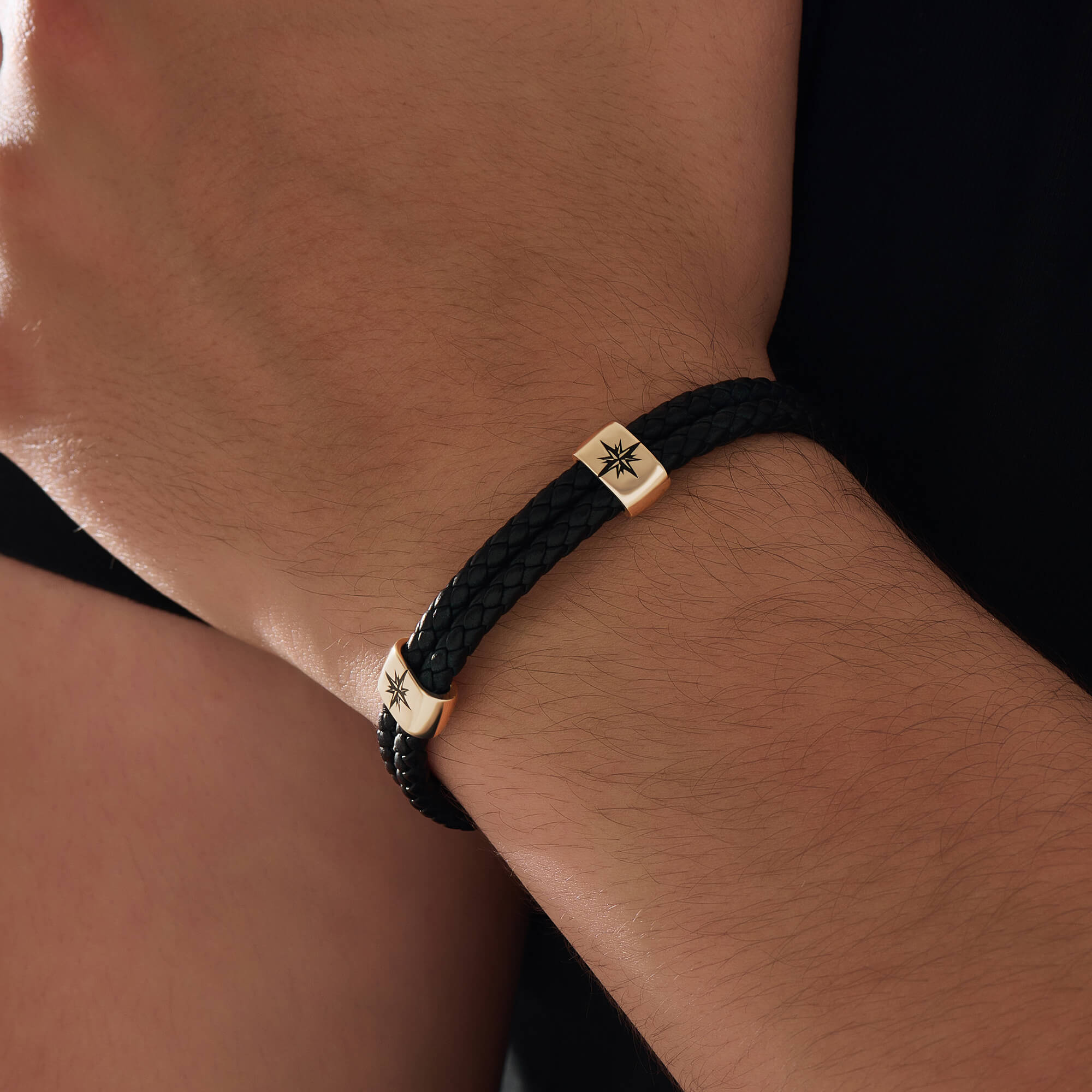 Atolyestone Men's North Star Elements in Solid Gold