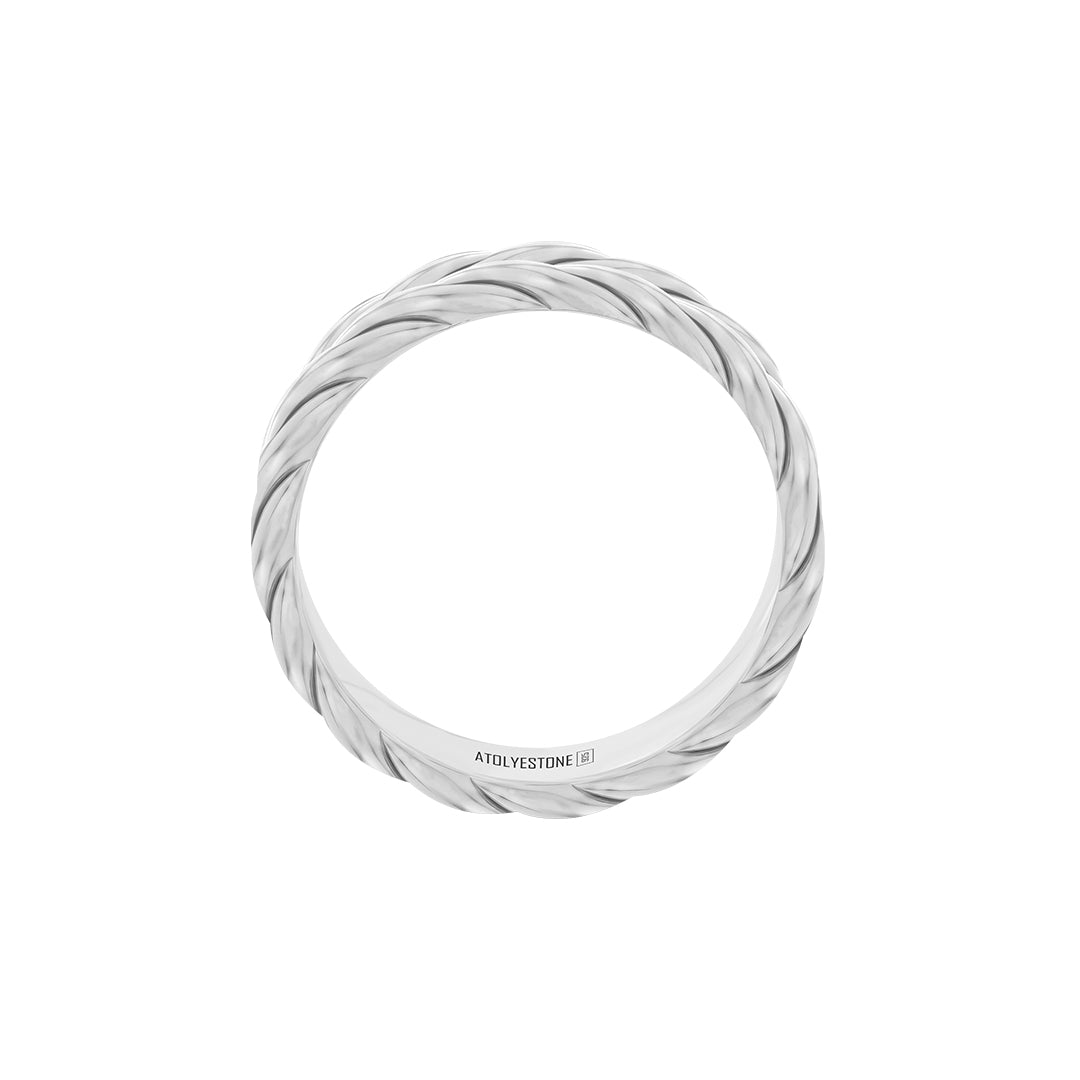 Braided Band in Silver