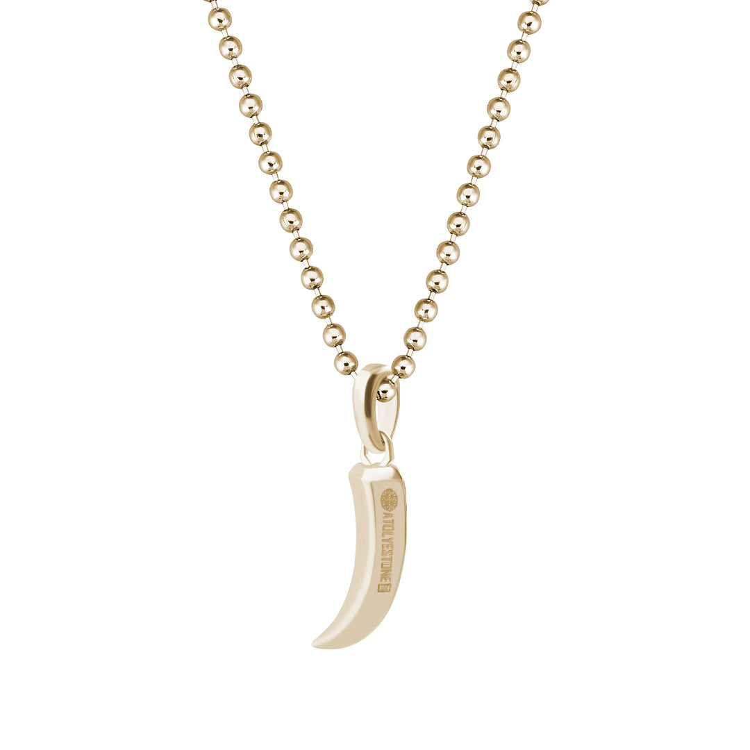 Claw Necklace - Solid Gold (Pendant Only)