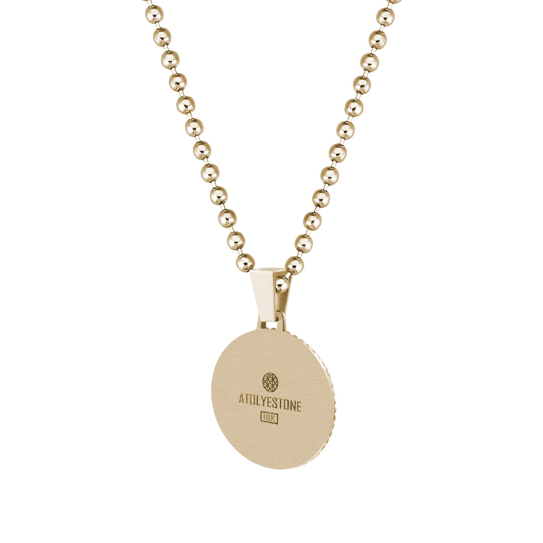 Compass Necklace in Gold (Pendant Only)