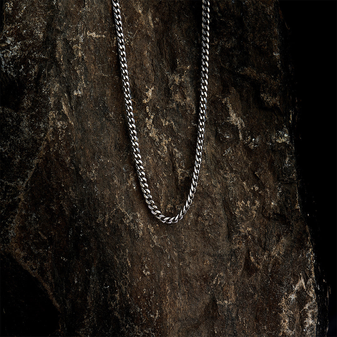 Cuban Links Necklace Chain in 925 Sterling Silver