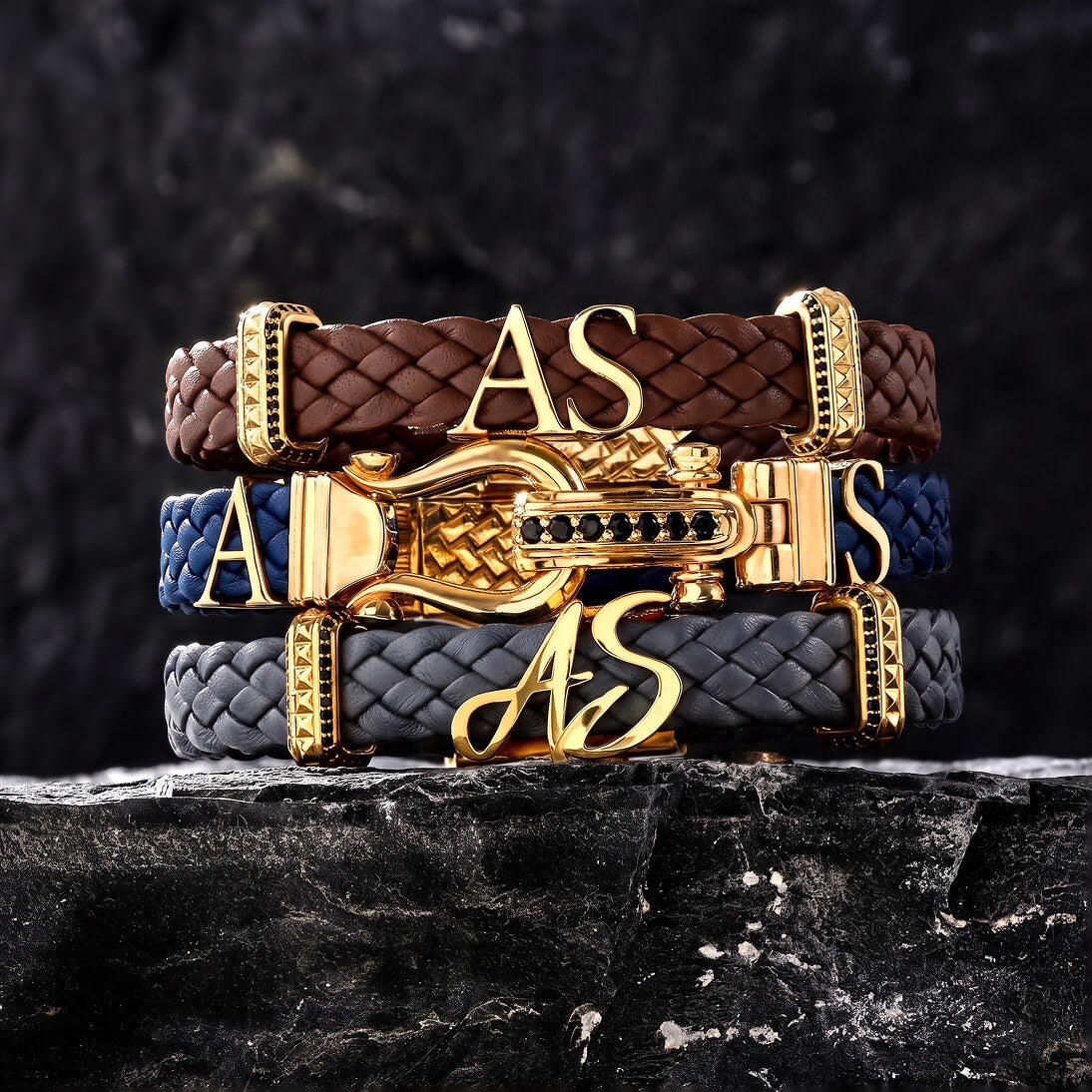 Custom Leather Color Bracelets