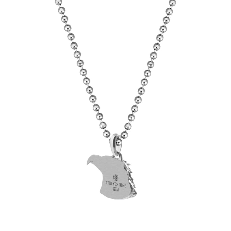 Eagle Charm Necklace - Solid Silver (Pendant only)