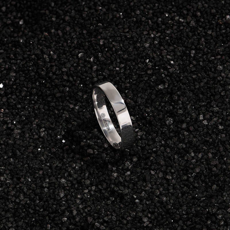 Flat Band Ring in 925 Sterling Silver