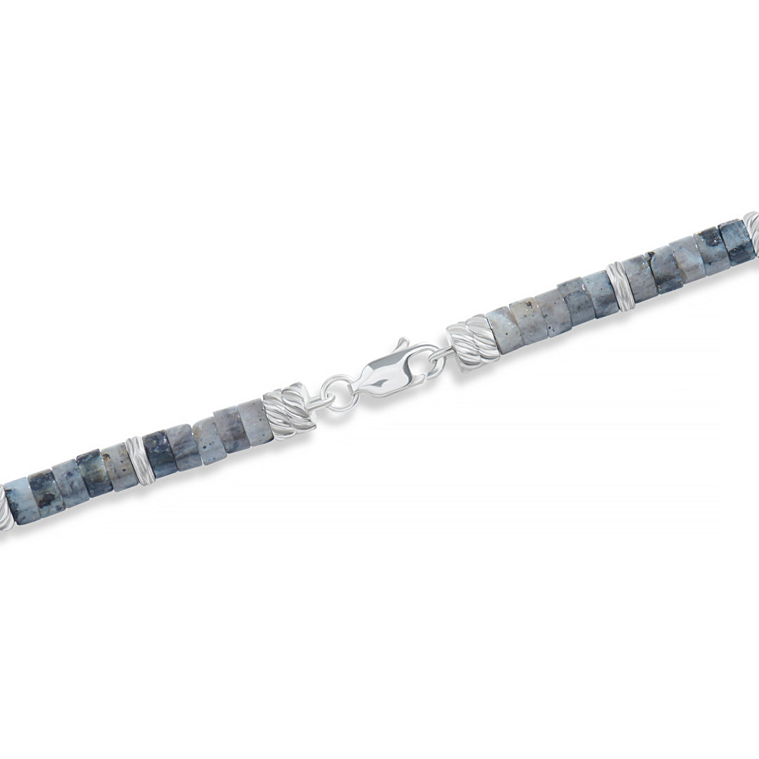 Jasper Heishi Beaded Necklace- Details