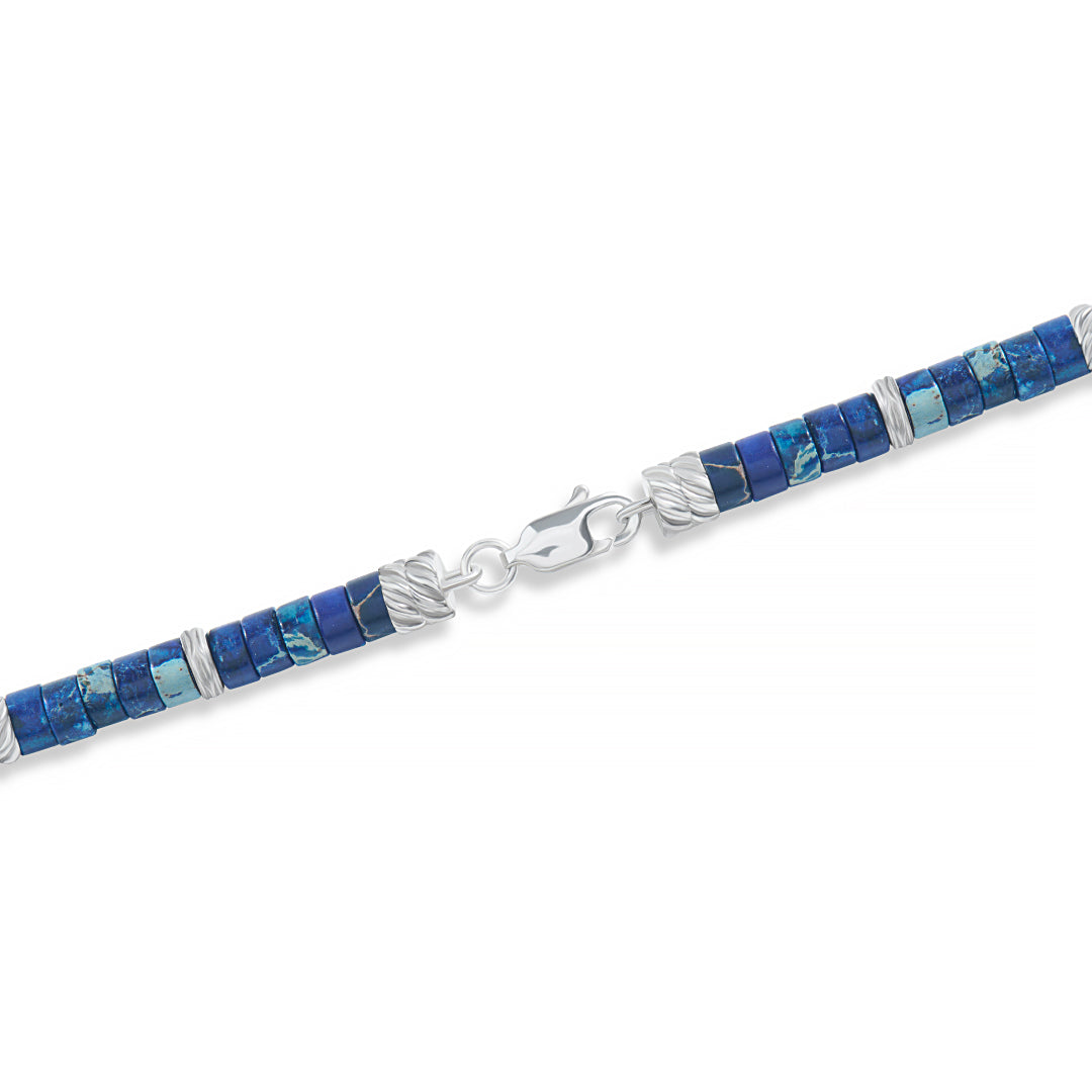 Jasper Heishi Beaded Necklace for Men