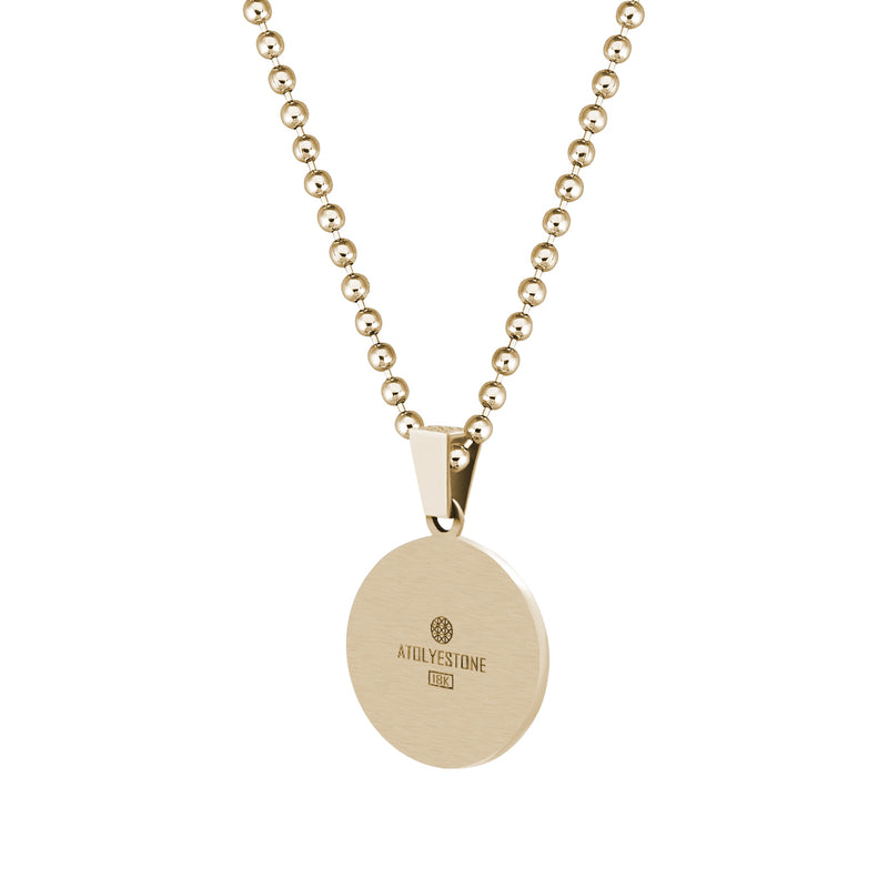 Leo Necklace - Solid Gold  (Pendant Only)