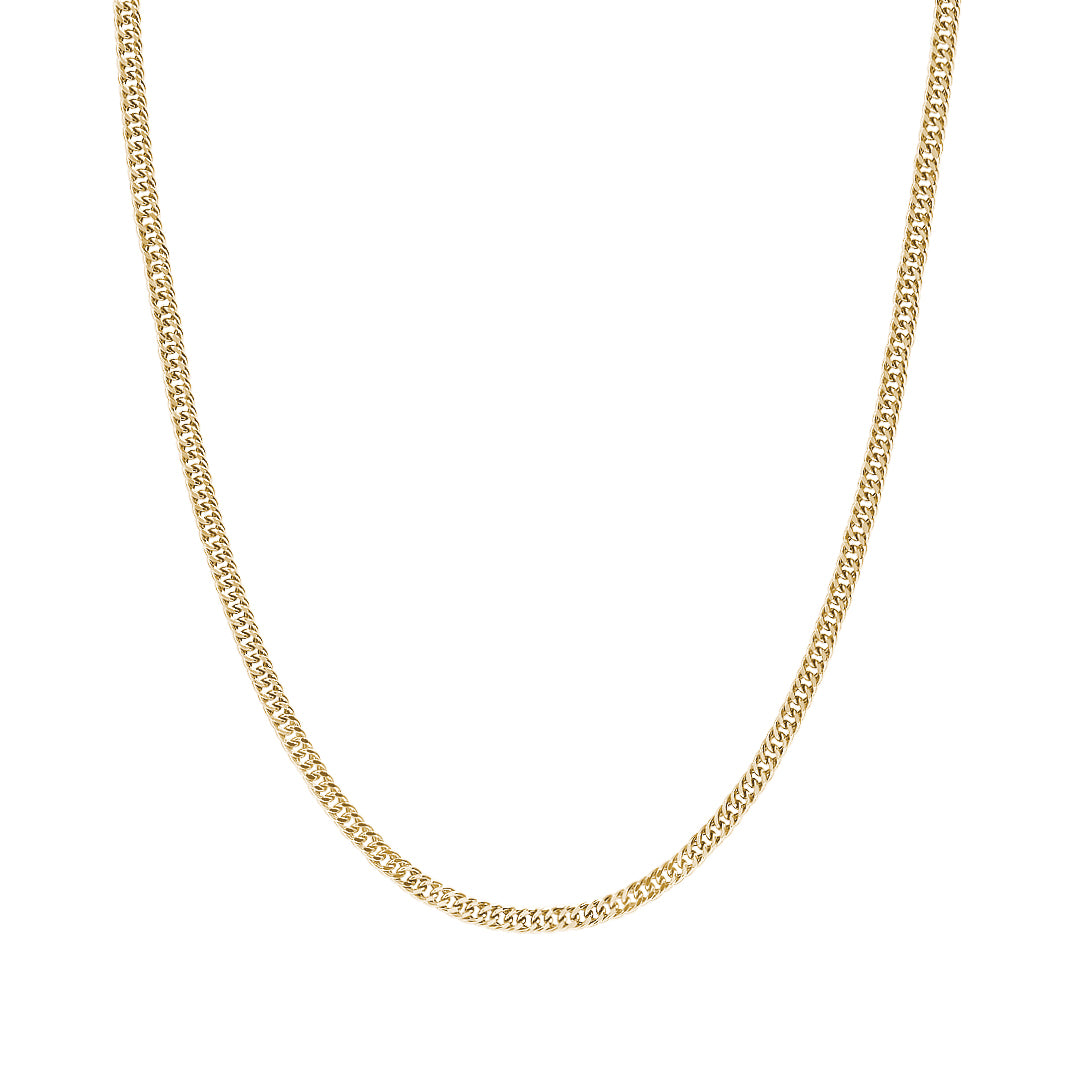 Cuban Chain Necklace in Gold