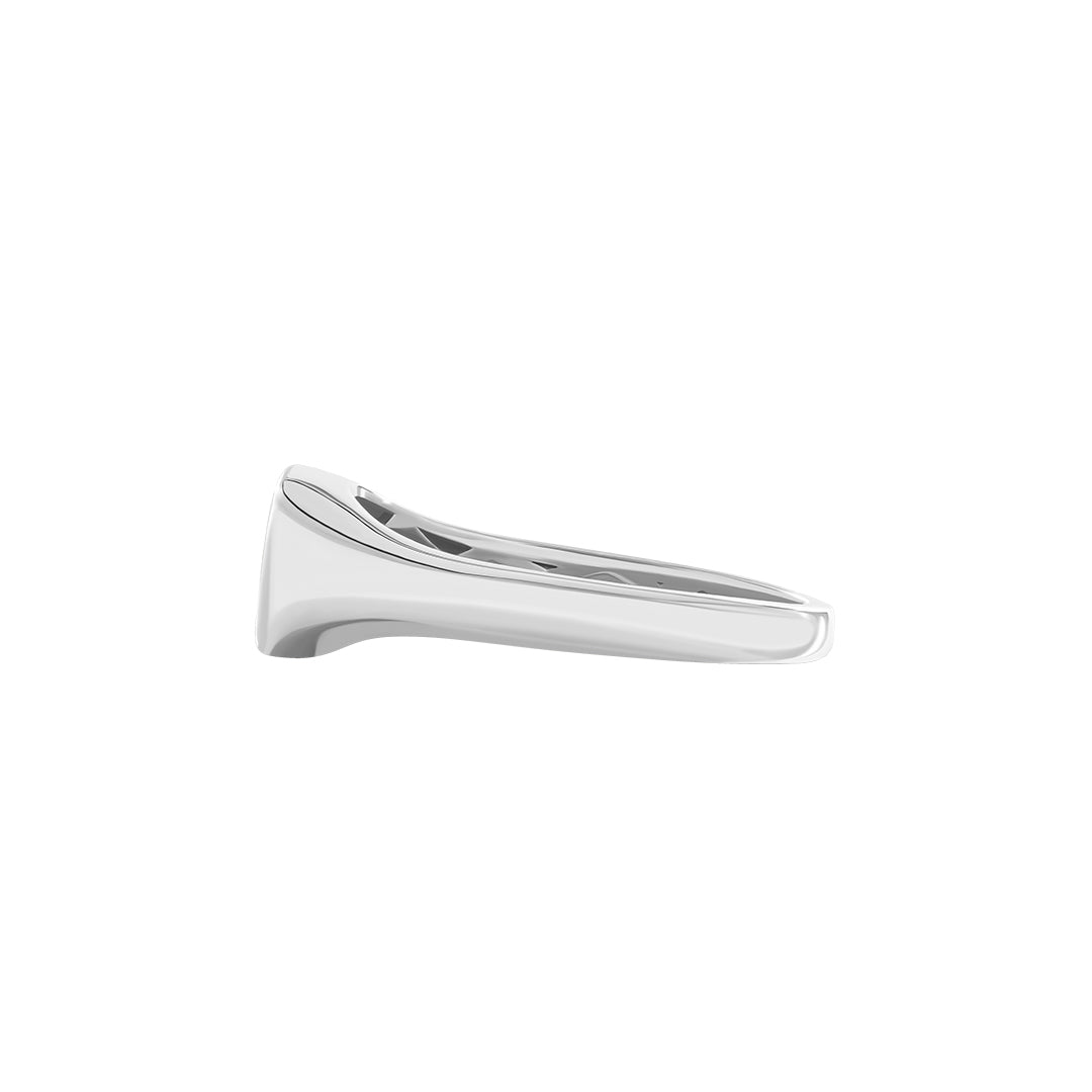 Rectangle Signet Ring in Sterling Silver