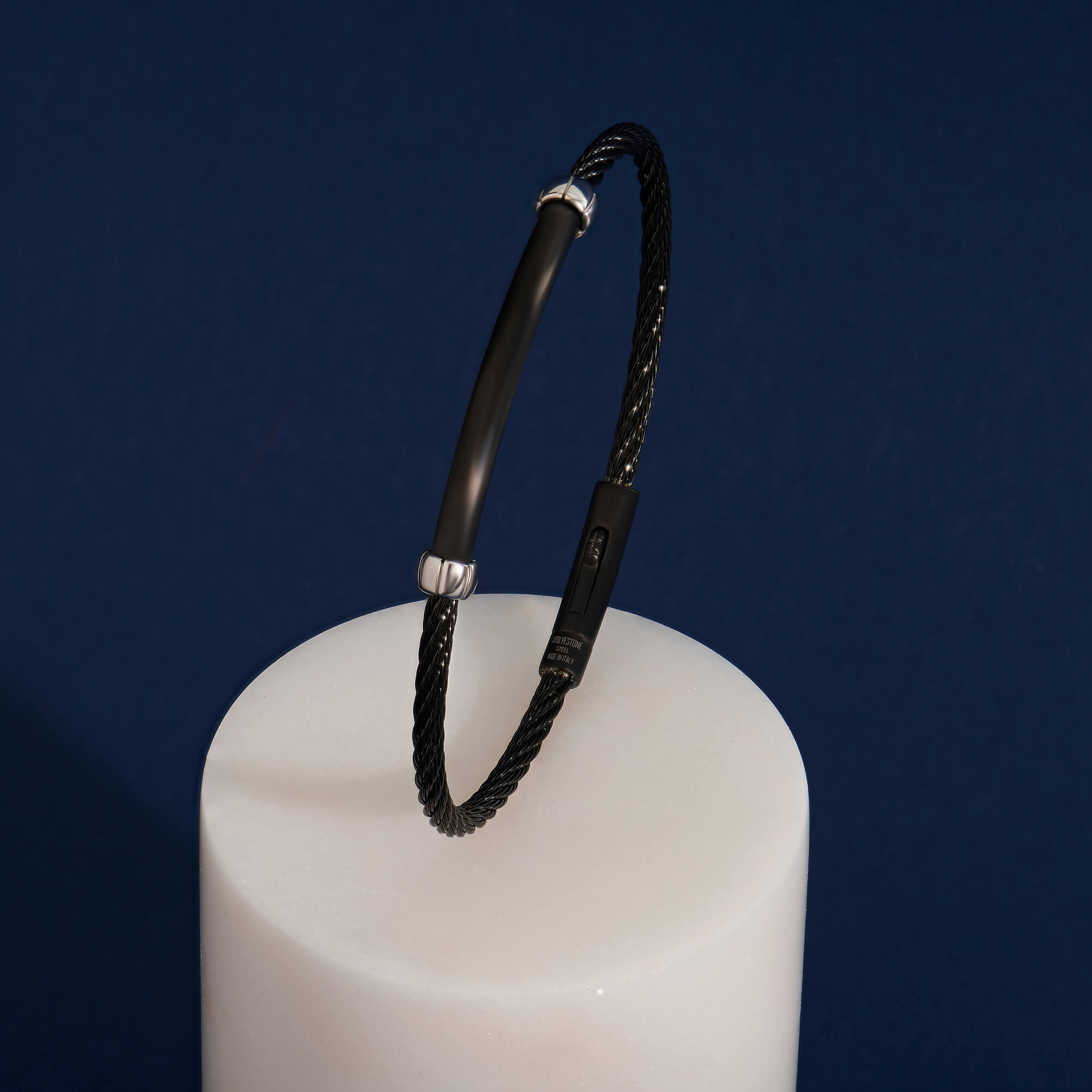 Shadowline Steel Cable Bracelet for Men