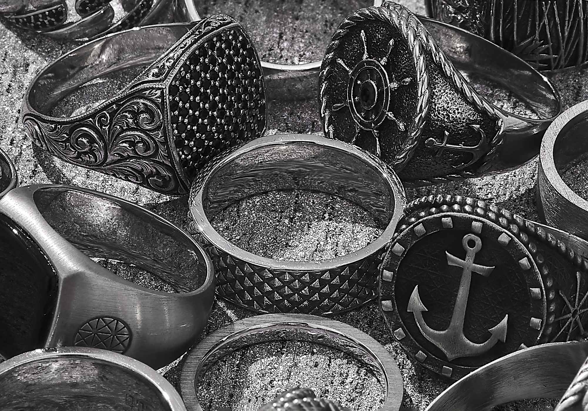 Atolyestone's 925 Silver Rings