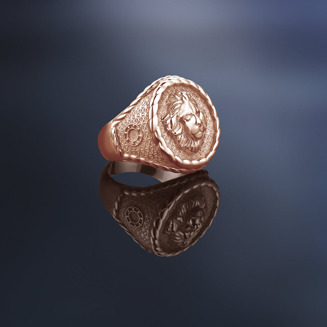 Leo Ring - Rose Gold