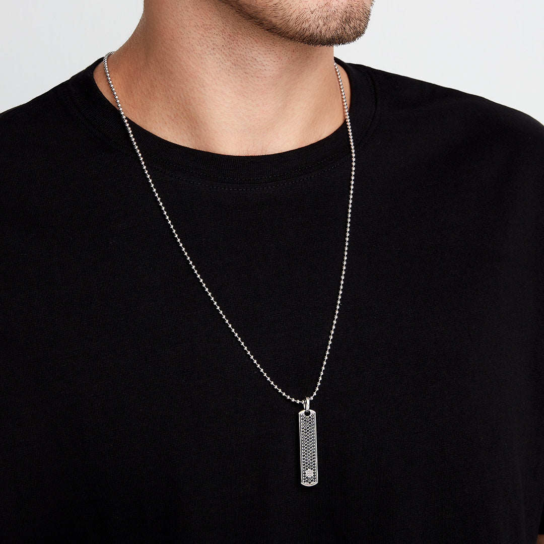 Samurai Tag Necklace for Men