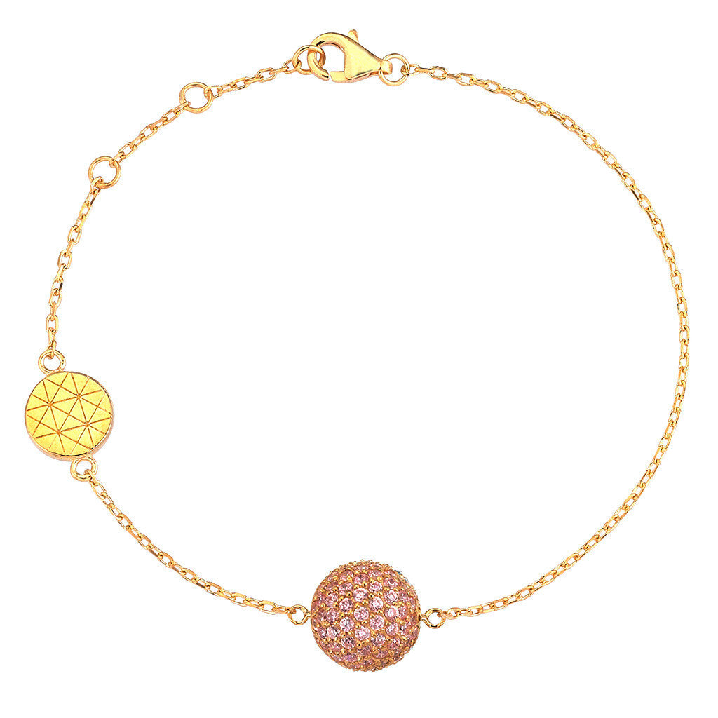 Cubic Zirconia Solitaire Bracelet