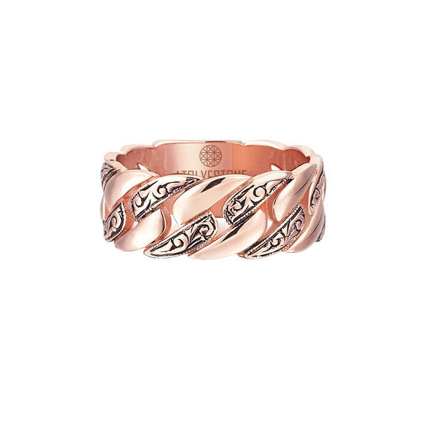 Classic Chain Ring - Rose Gold