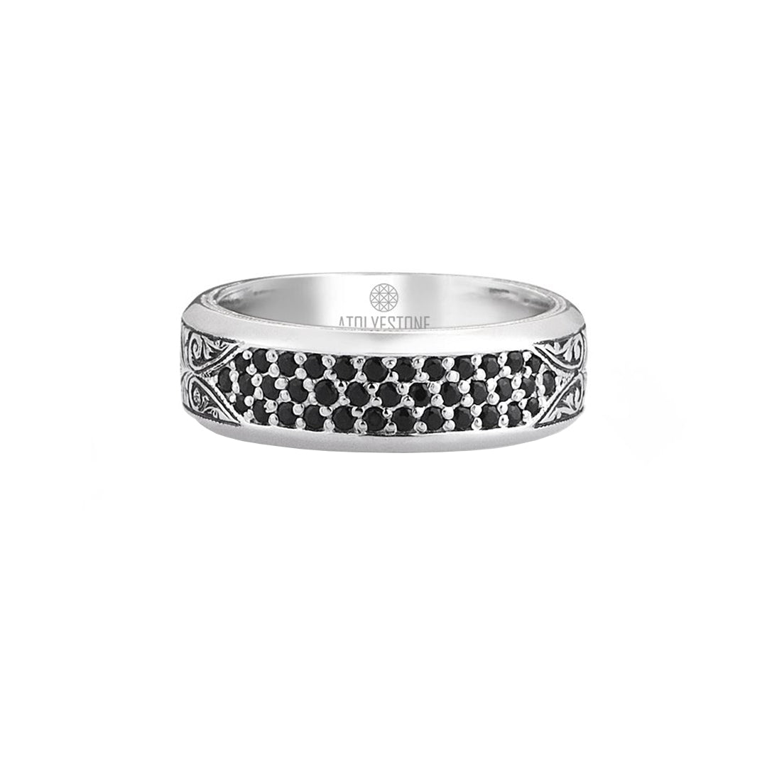 Classic Pave Band Ring for Men