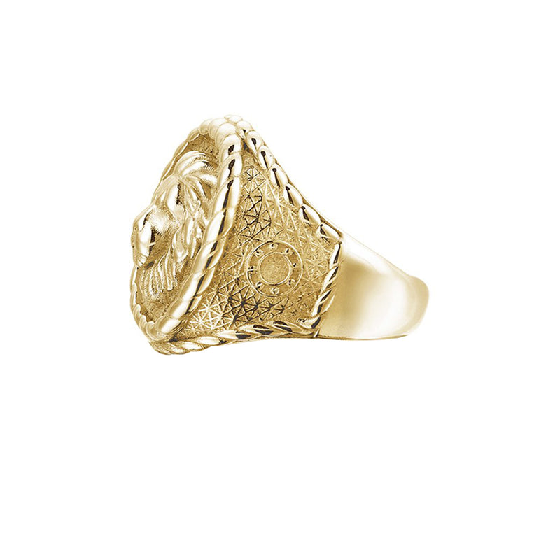 Imperial Leo Ring - Solid Gold for Men