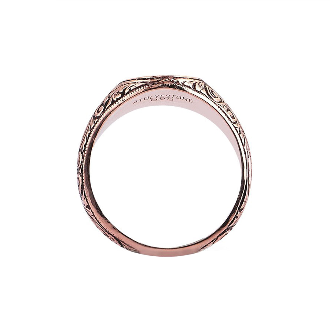 Mens Oval Classic Ring - Solid Gold