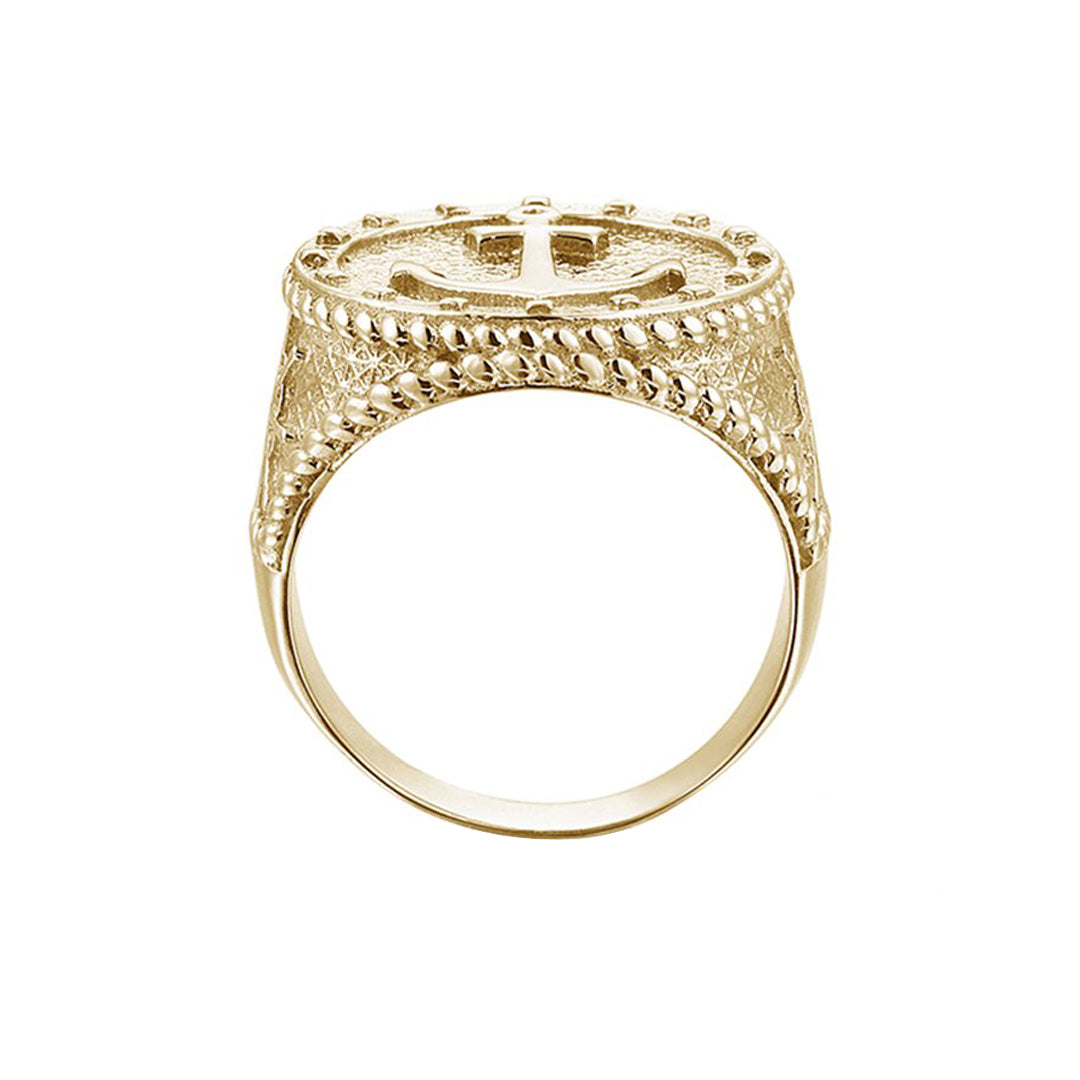 Mens Sailor's Anchor Ring