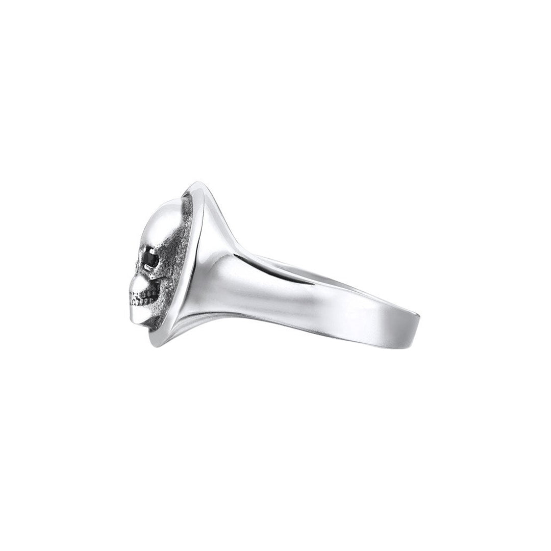 Skull Ring - White Gold