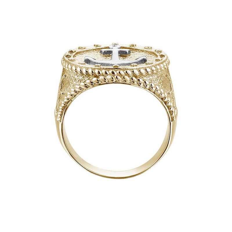 The Majestic Anchor Ring - Solid Gold