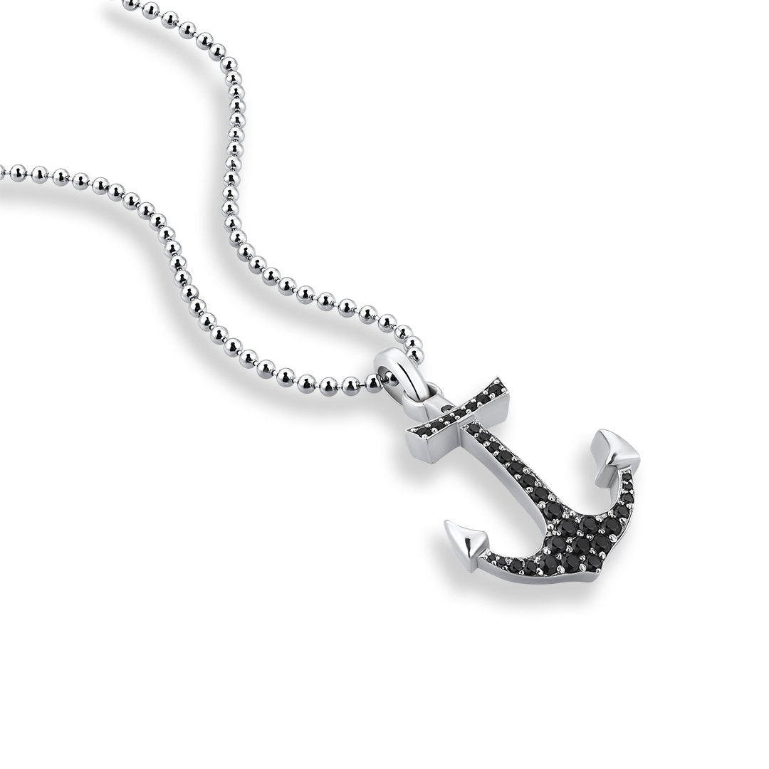 Silver Anchor Necklace