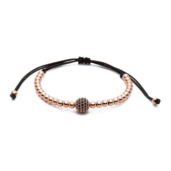 Women's Solitaire Macrame - Rose Gold