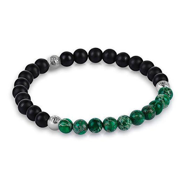 4mm beads bracelets with green beads