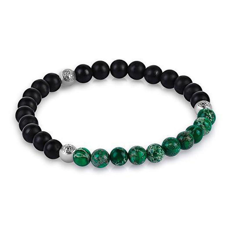 4mm beads bracelets with green beads