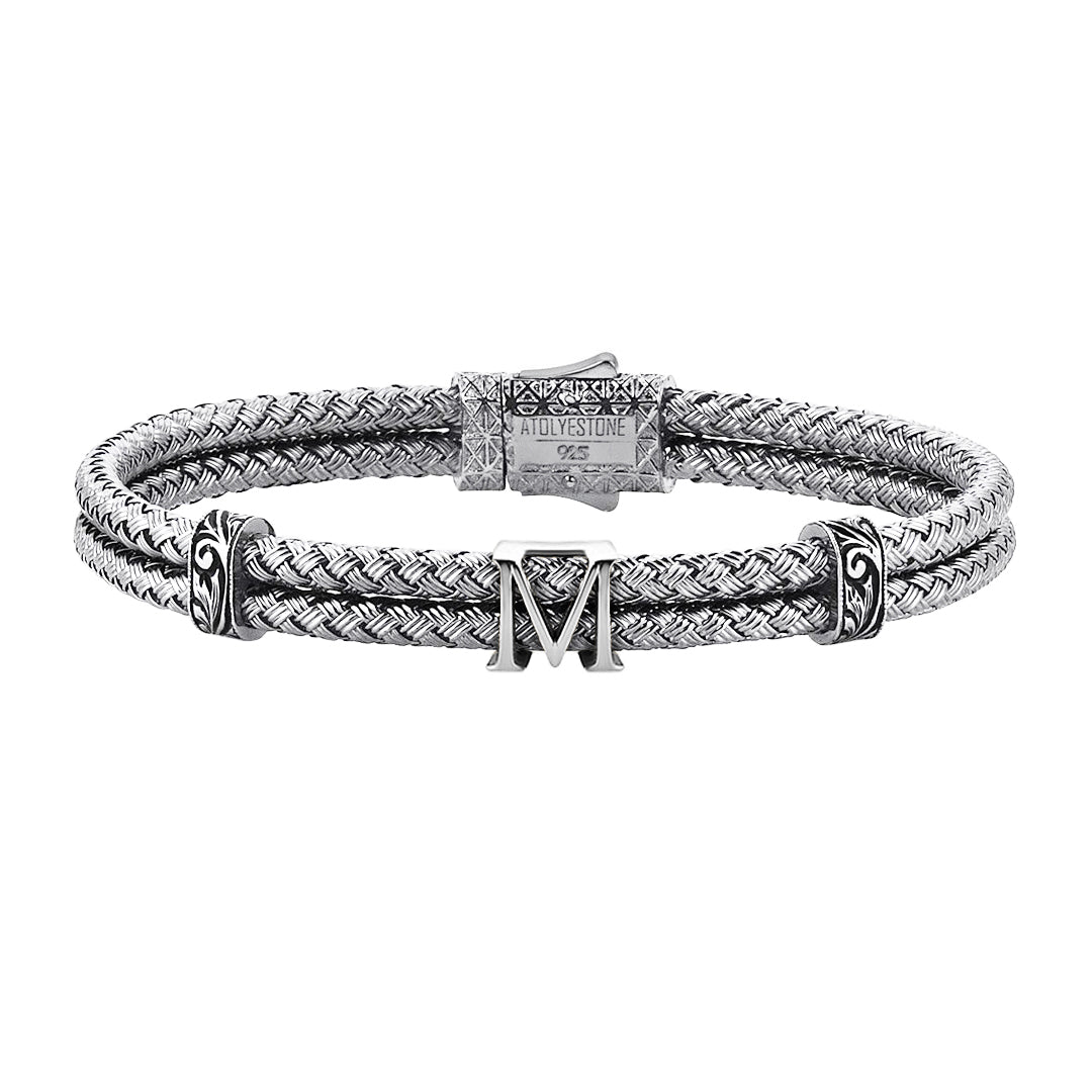 Women’s Personalised Bangle Bracelet - Silver