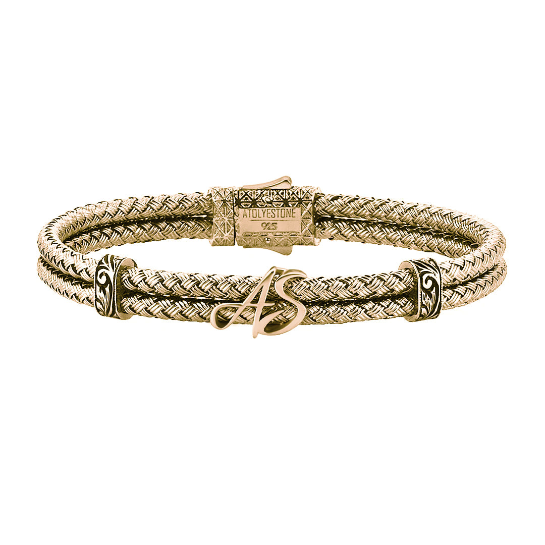 Statement Bangle Bracelet - Silver