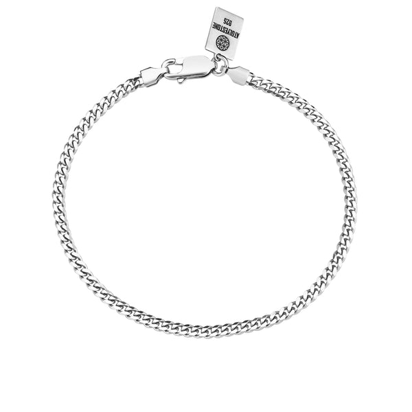 Cuban Links Chain Bracelet in Silver