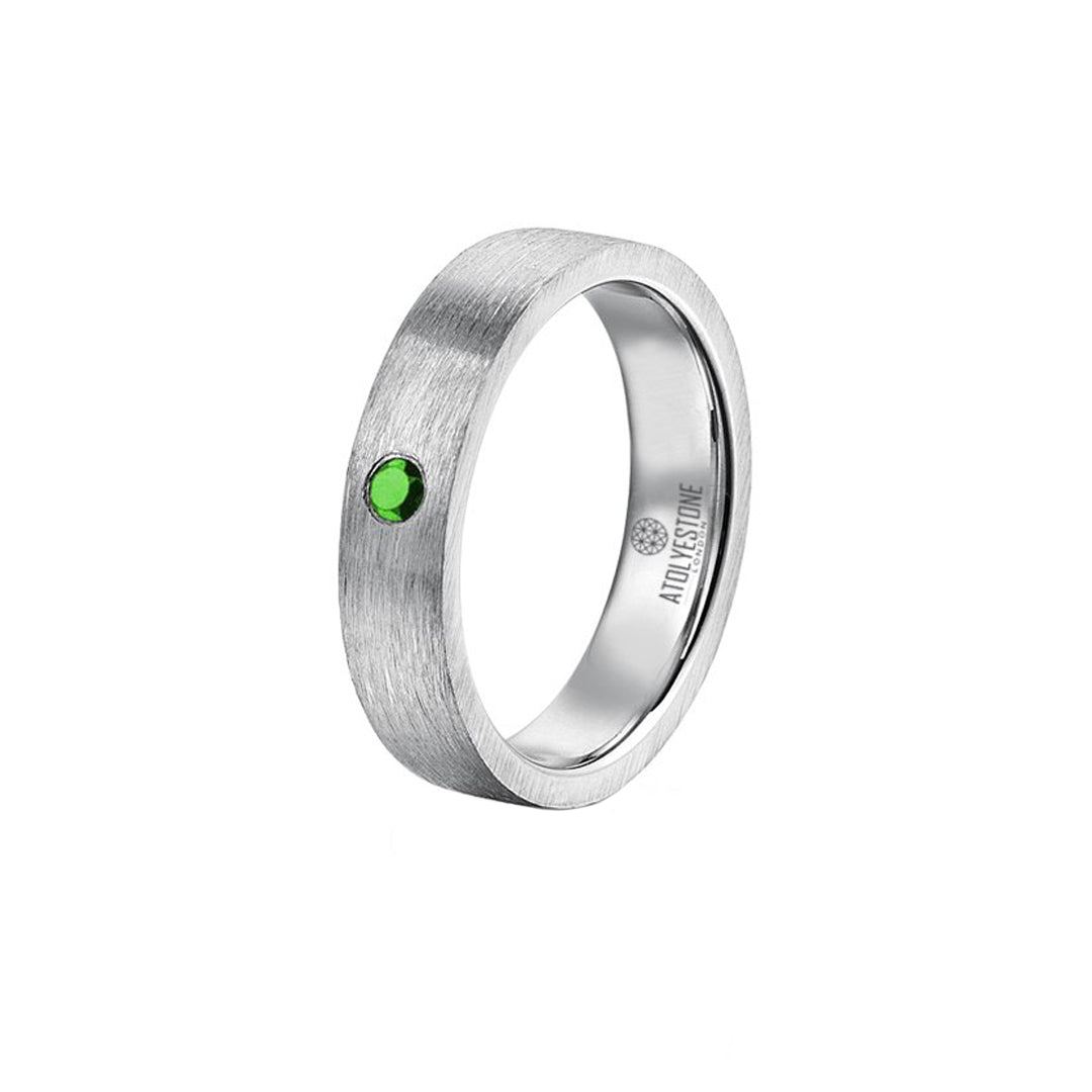 Diamond Coyote Buttes Ring - Solid Silver for Men