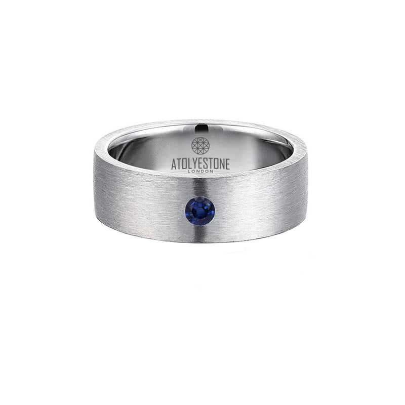 Diamond Coyote Buttes Ring - Silver - Sapphire - 7mm