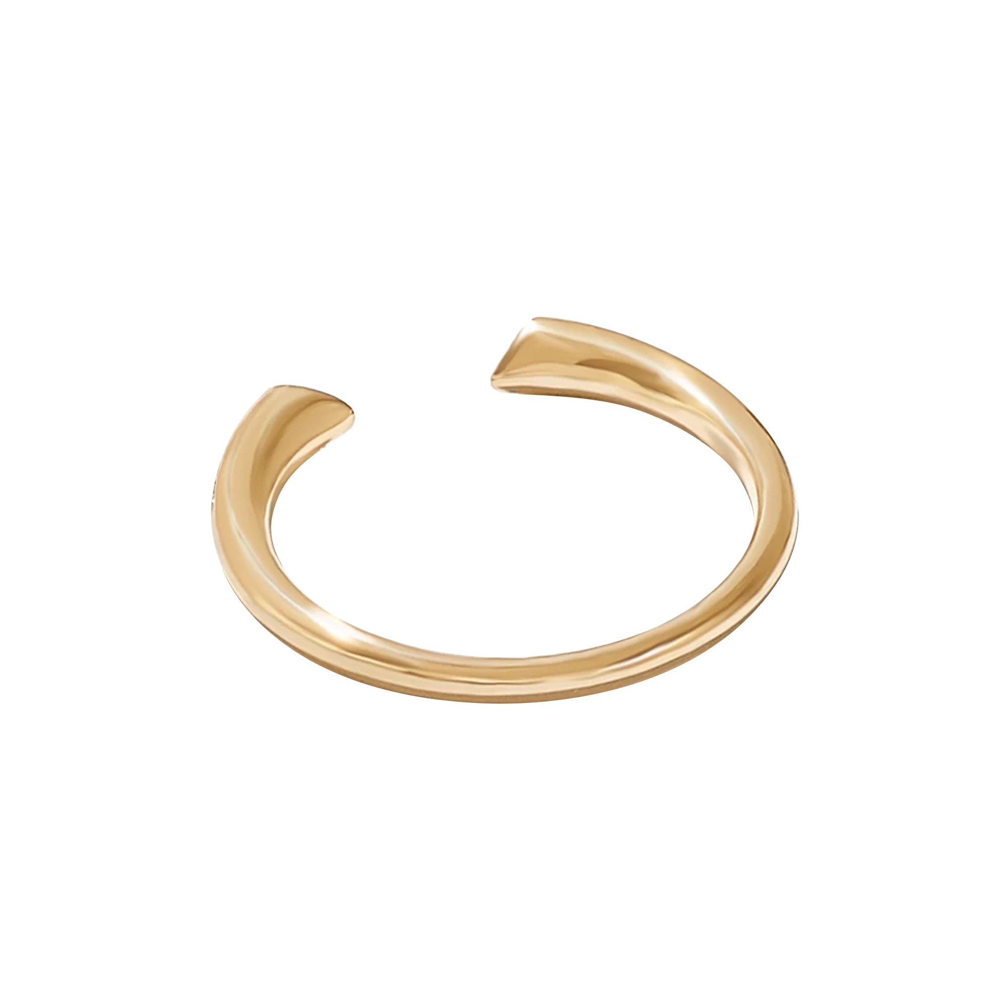 0.07 ctw Diamond Pave Cuff Ring in Gold