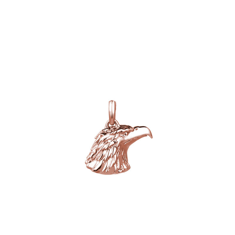 Eagle Charm Necklace - Solid Gold