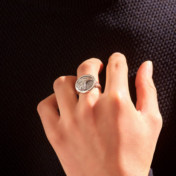 Eagle Ring - Solid Silver