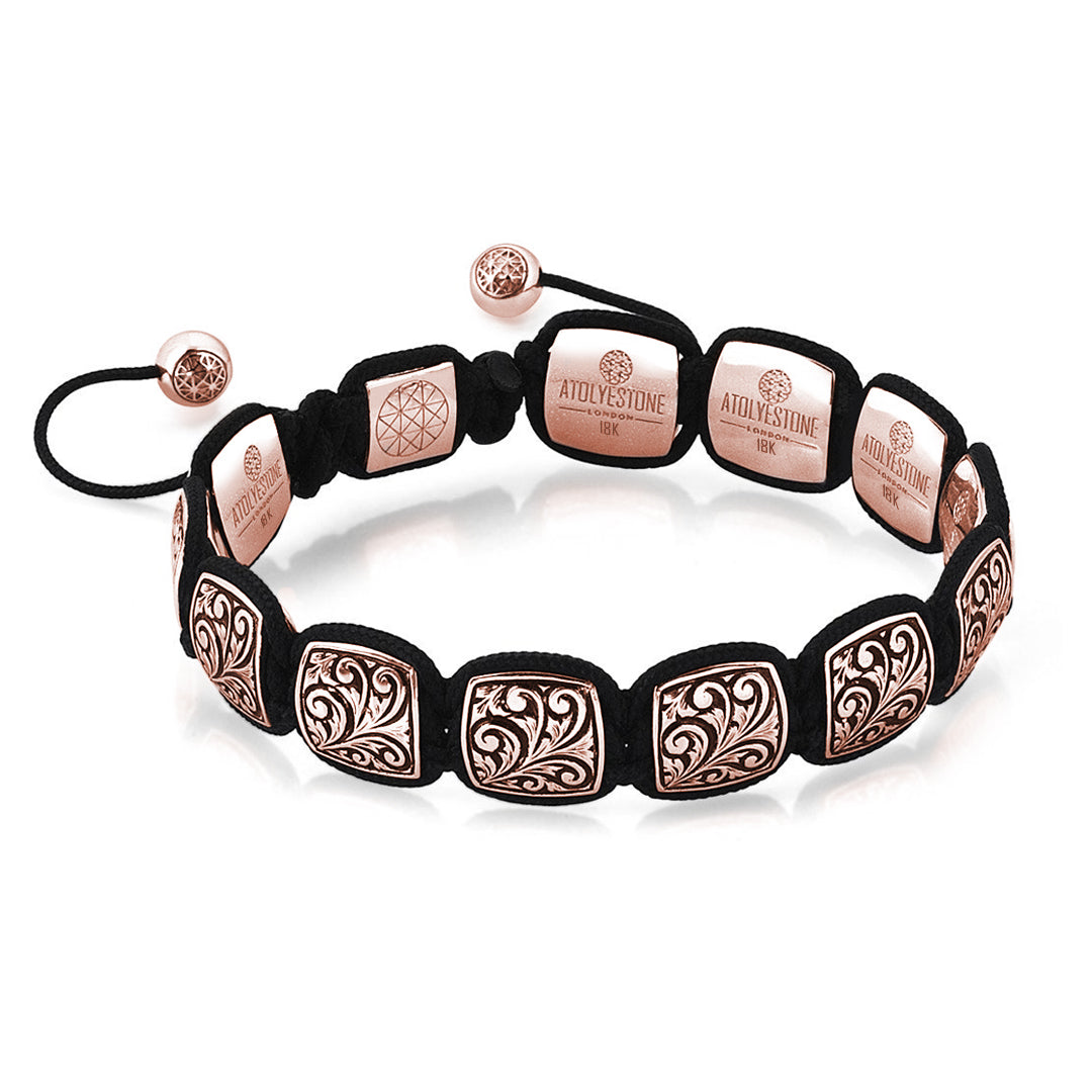 Imperial Classic Macrame Bracelet - Solid Gold