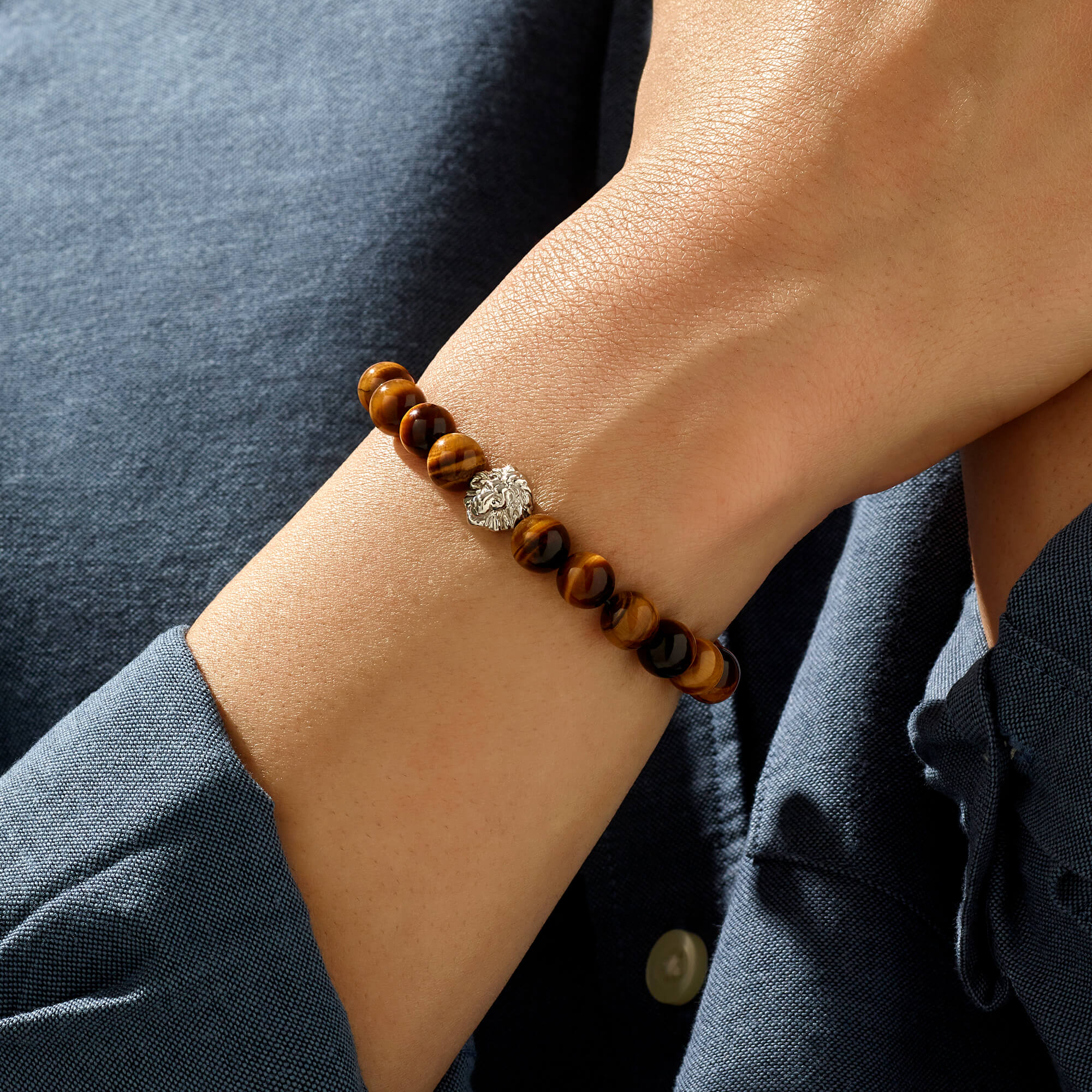 Leo Beaded Bracelet - Solid Gold