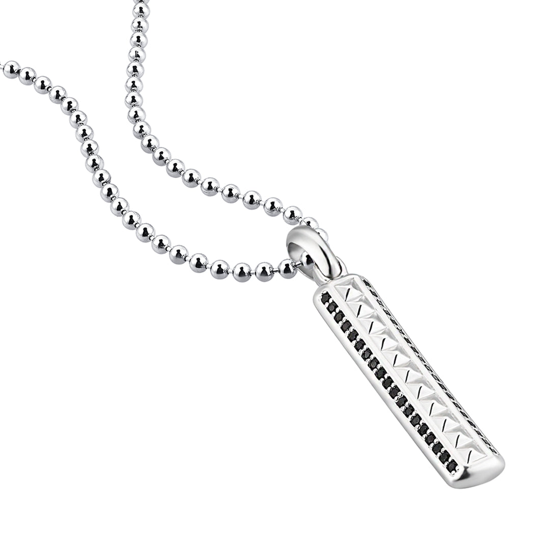 Minimal Pyramid Pave Pendant in Gold (Pendant Only)