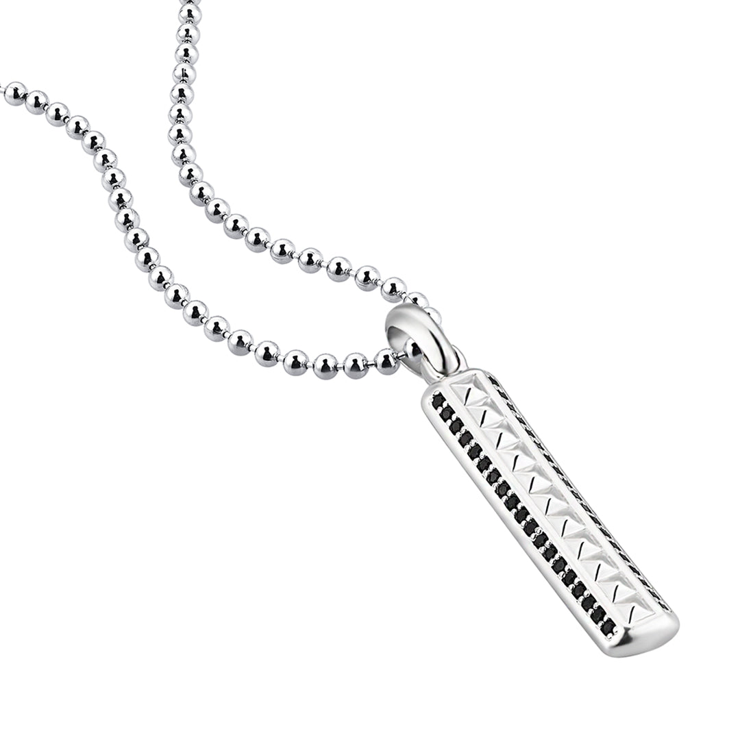 Minimal Pyramid Pave Pendant in Gold (Pendant Only)