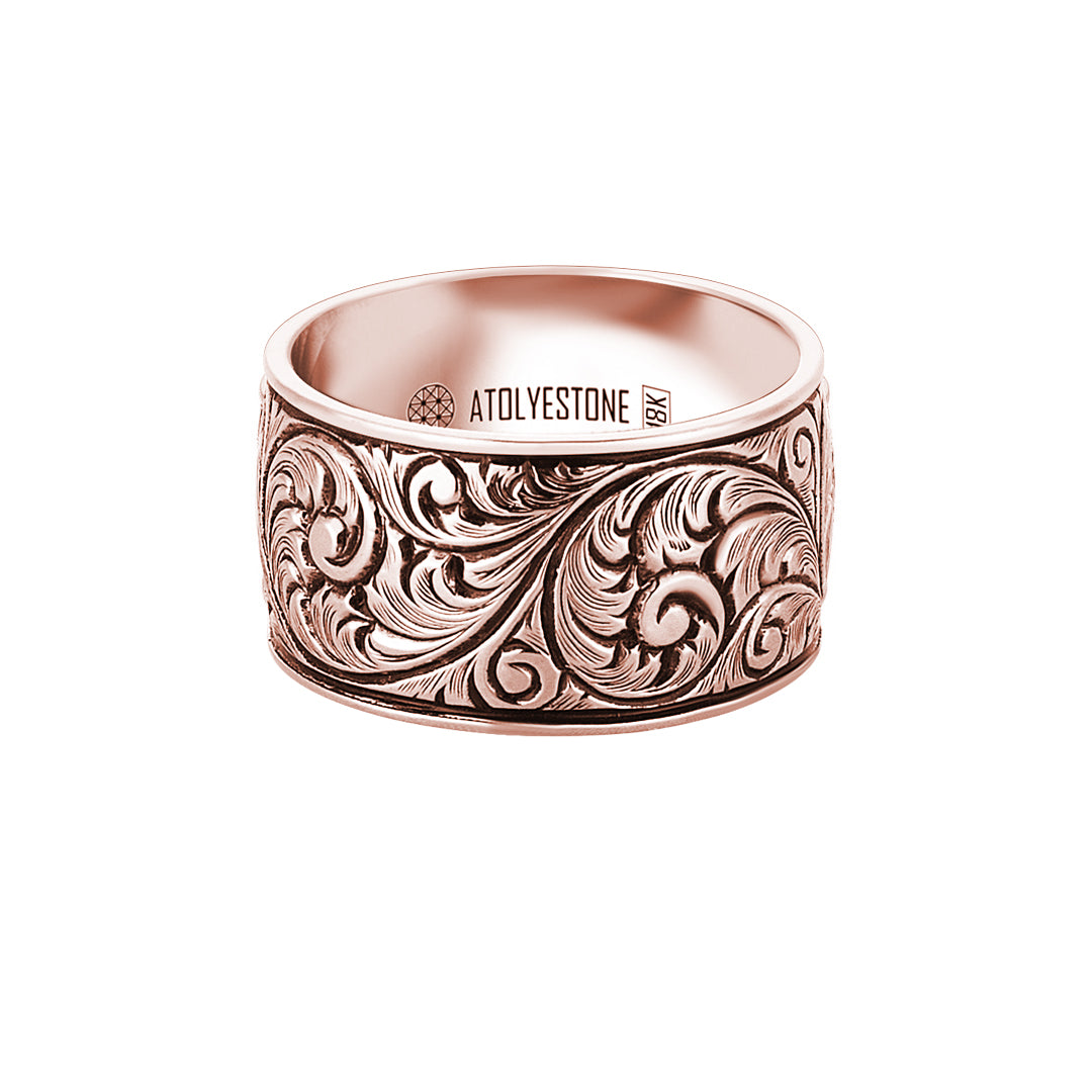 Premium Classic Band Ring in 14k Rose Gold