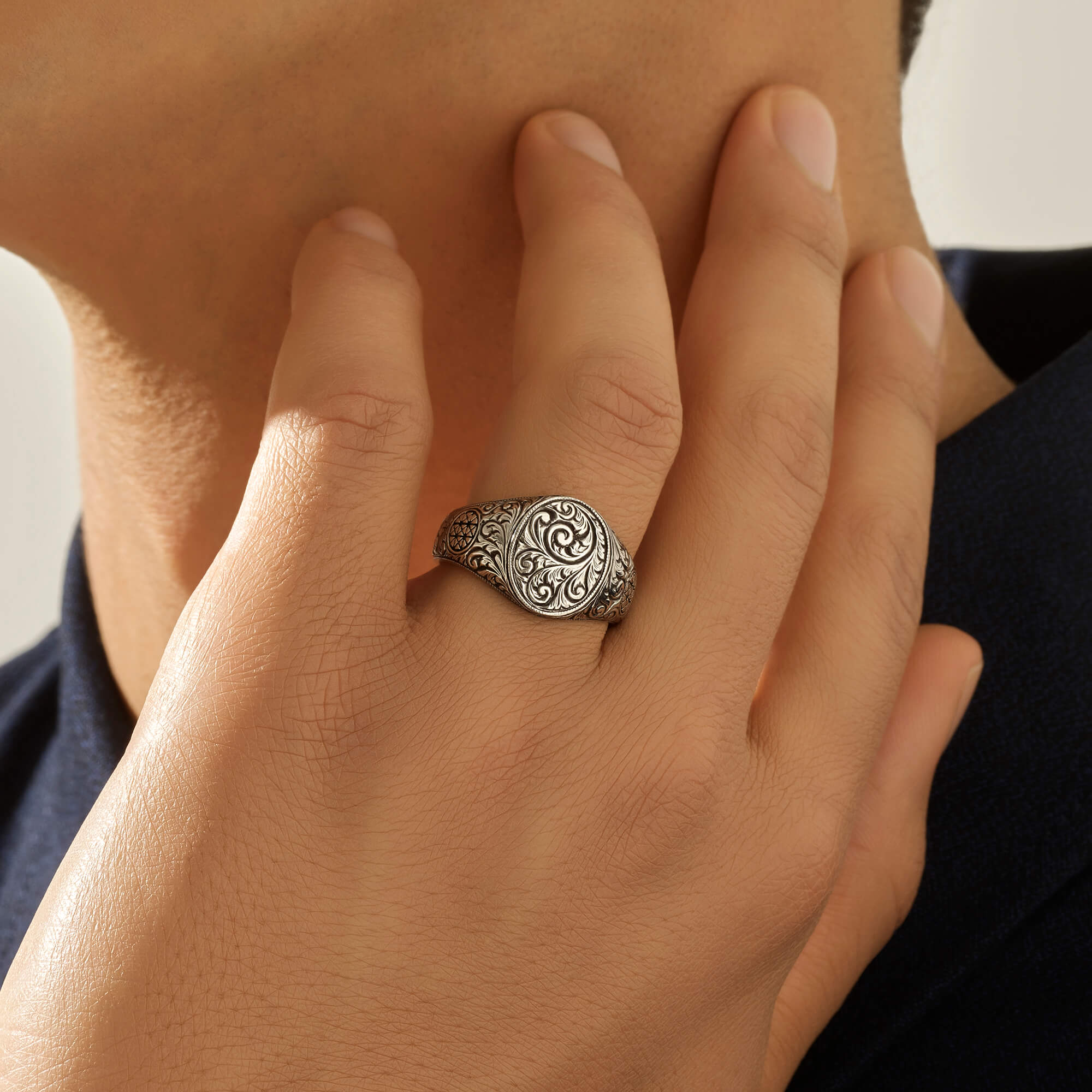 Oval Classic Ring - Solid Silver
