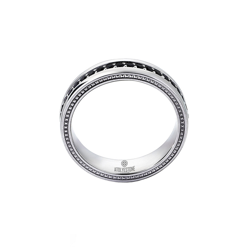 5.5 mm Pave Band Ring - Cubic Zirconia