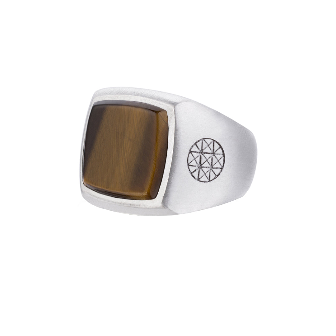 Prime Ring - Solid Silver - Tiger Eye