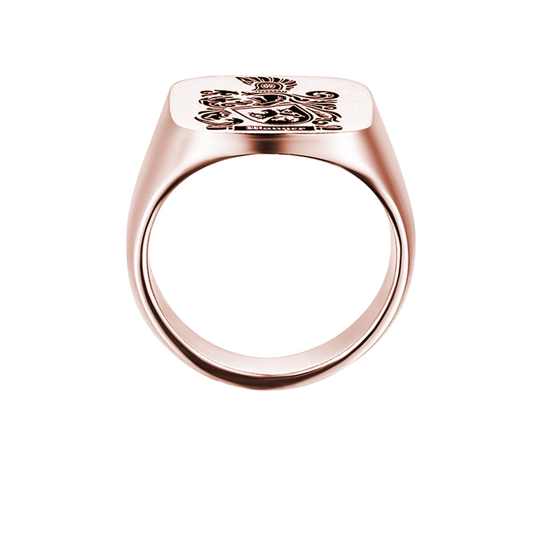 Square Ring Base for Family Crest