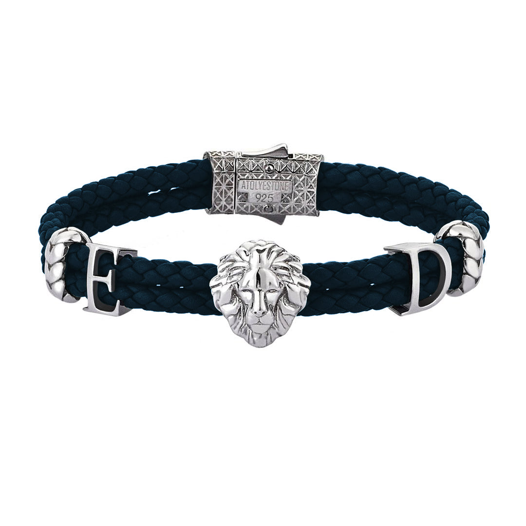 Statement Leo Leather Bracelet