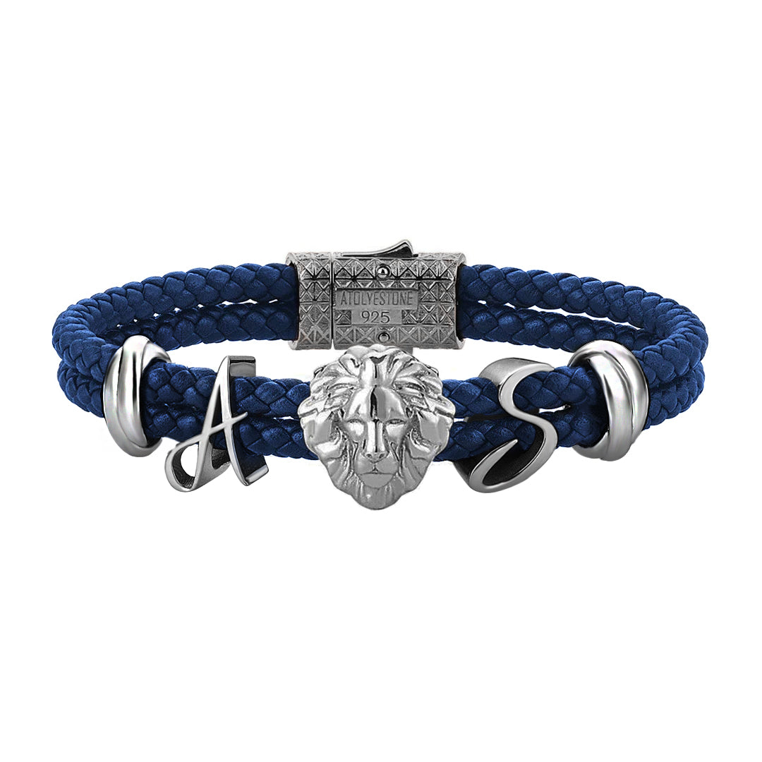 Statement Leo Leather Bracelet